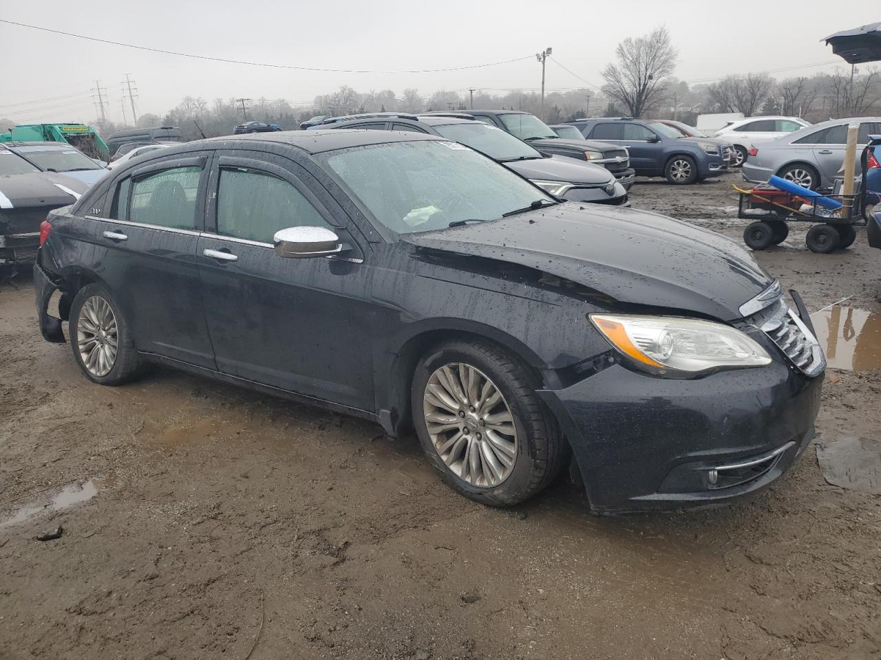 2012 Chrysler 200 VIN 1C3CCBCB1CN140776 Copart auction photo, all over damage thumbnail 4