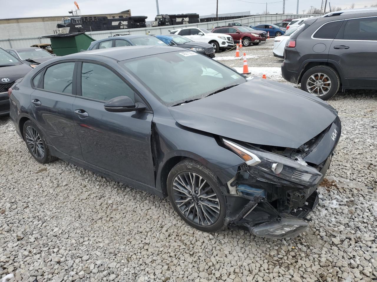 2023 KIA Forte VIN 3KPF54AD3PE549519 Copart auction photo, front end / rear end damage thumbnail 4