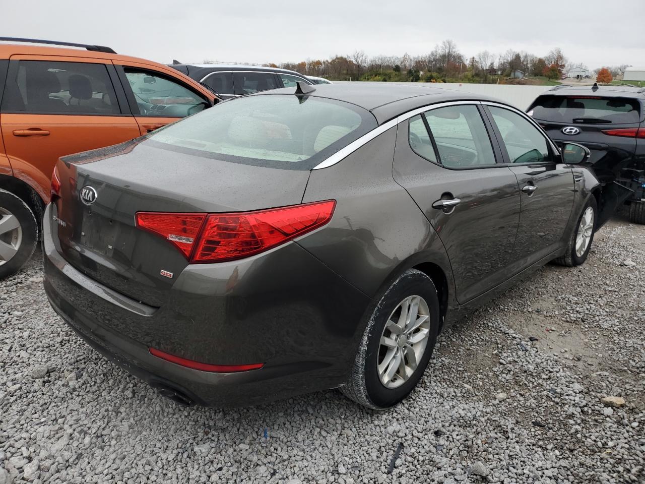 2013 KIA Optima VIN 5XXGM4A73DG127268 Copart auction photo, front end damage thumbnail 3