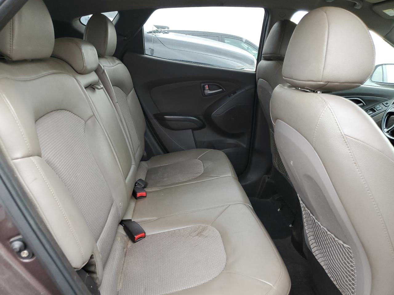 2014 Hyundai Tucson VIN KM8JU3AG9EU805433 Copart auction photo, front end / rear end damage thumbnail 12