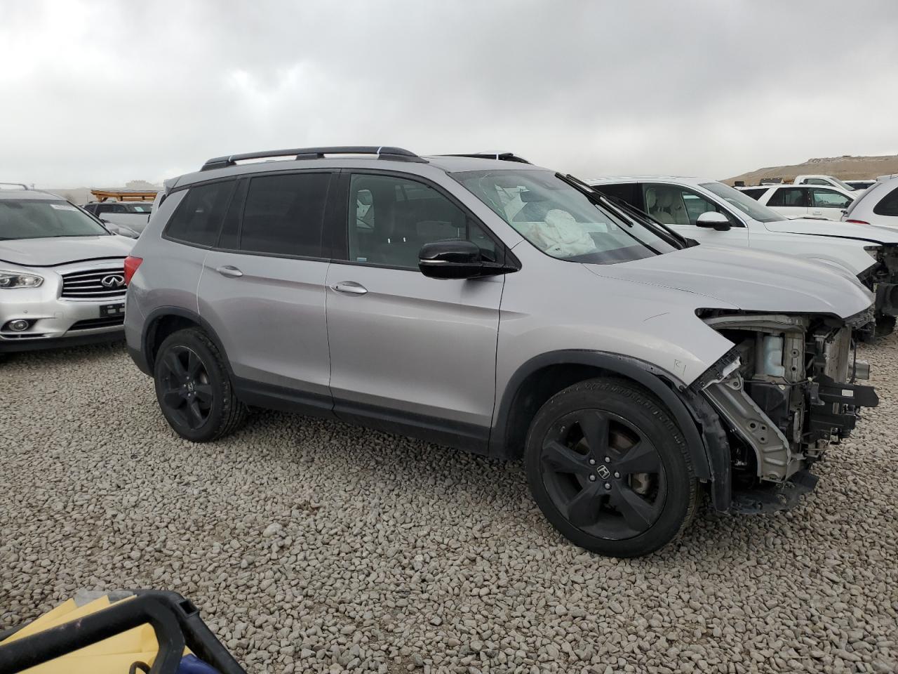 2019 Honda Passport VIN 5FNYF8H07KB019945 Copart auction photo, front end damage thumbnail 4
