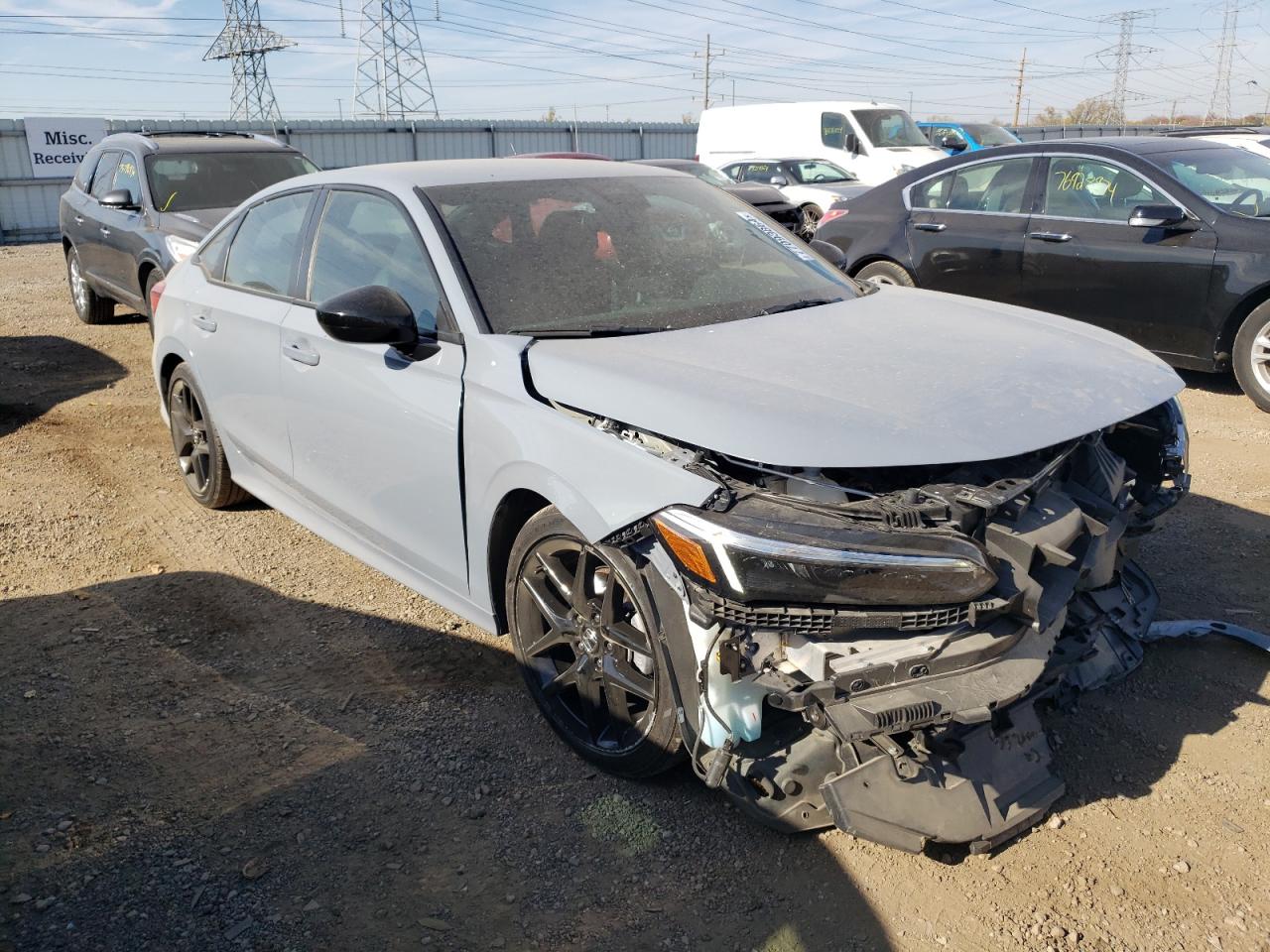 2024 Honda Civic VIN 2HGFE2F56RH512771 Copart auction photo, front end damage thumbnail 4