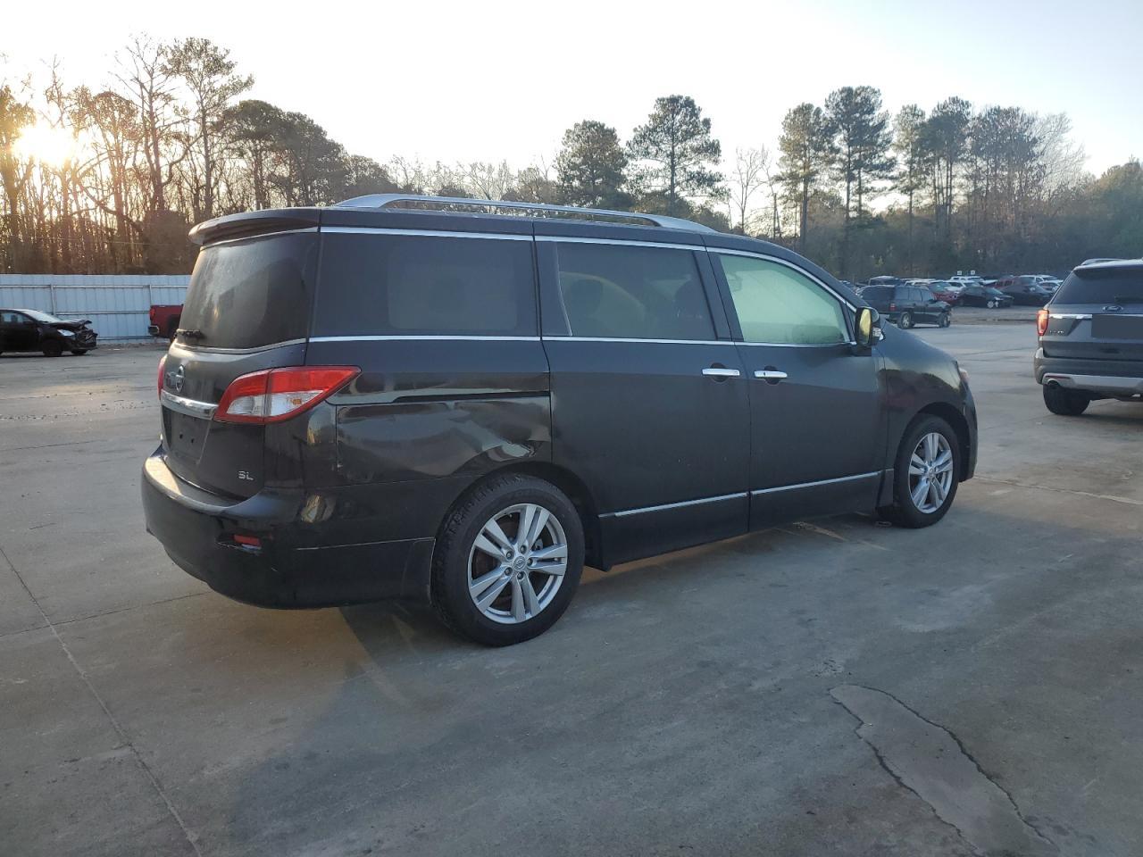 2015 Nissan Quest VIN JN8AE2KP4F9126365 Copart auction photo, vandalism damage thumbnail 3