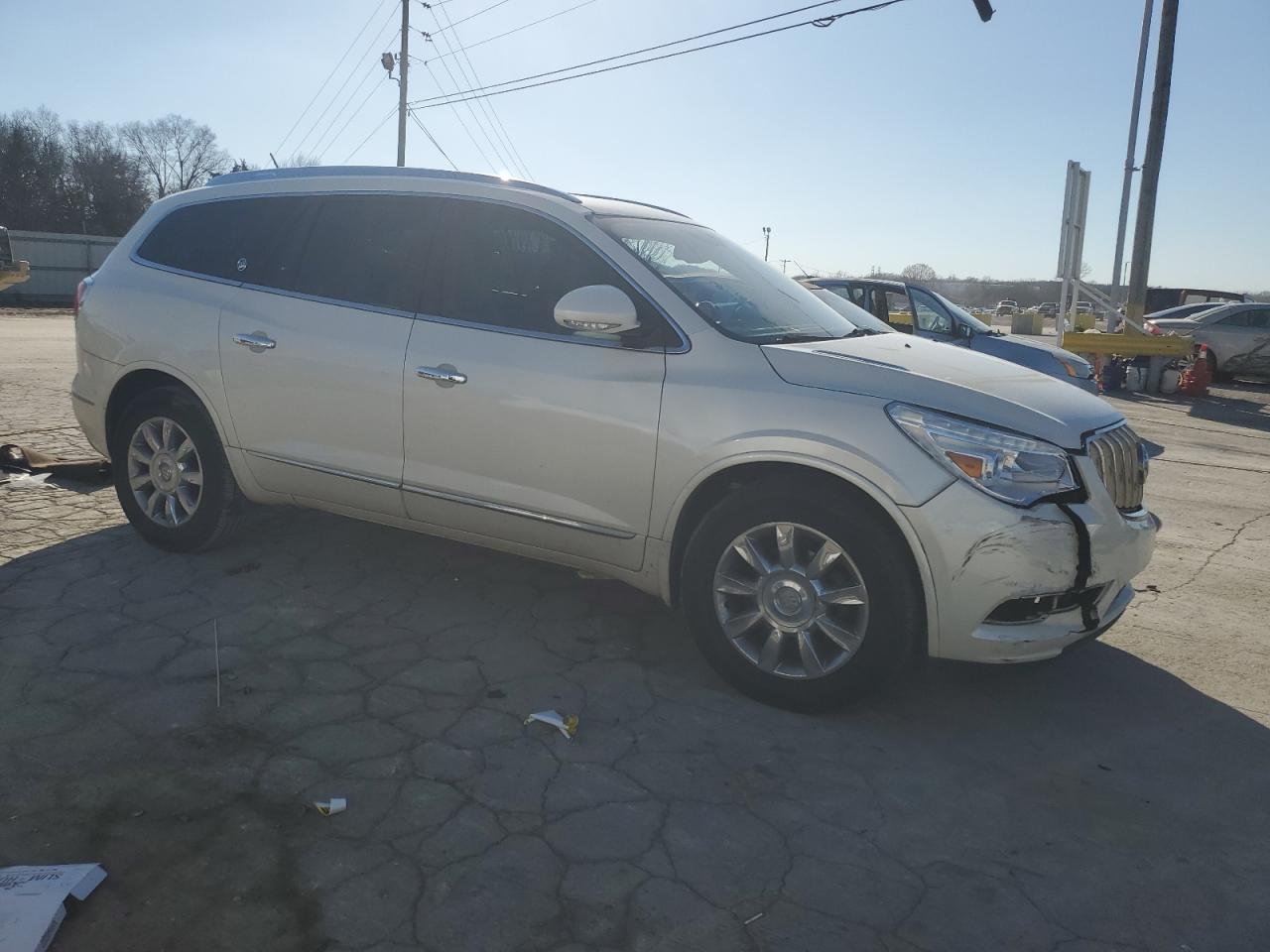2013 Buick Enclave VIN 5GAKRDKD4DJ108578 Copart auction photo, front end damage thumbnail 4