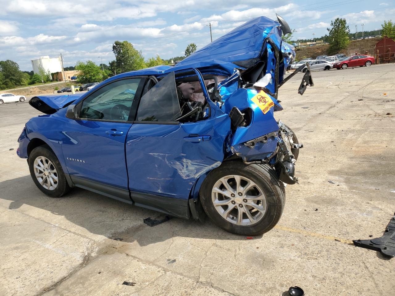 2019 Chevrolet Equinox VIN 3GNAXHEV0KS578072 Copart auction photo, all over damage thumbnail 2