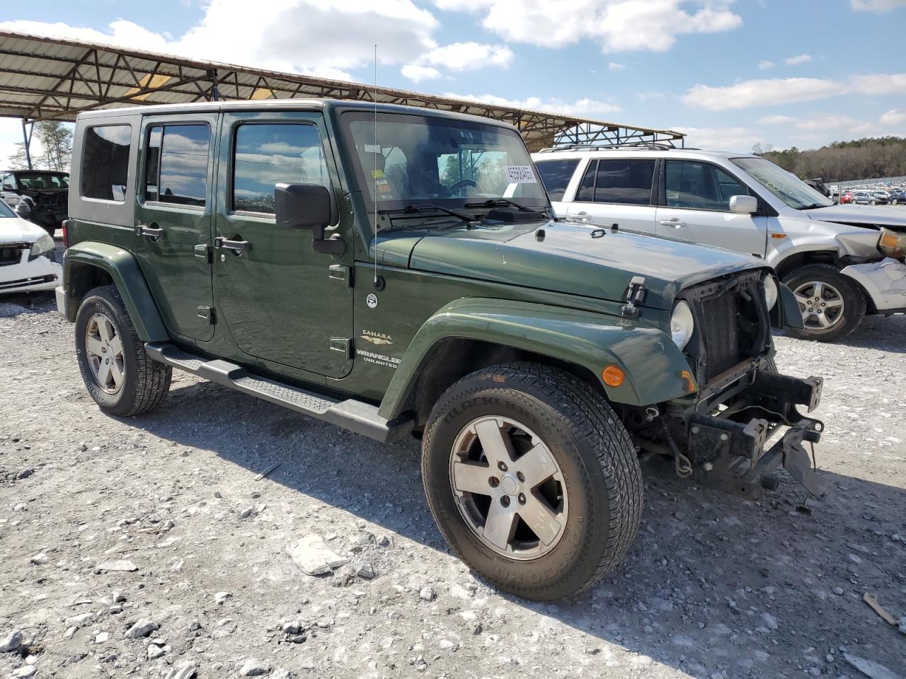 2008 Jeep Wrangler VIN 1J4GA59198L537104 Copart auction photo, front end damage thumbnail 4