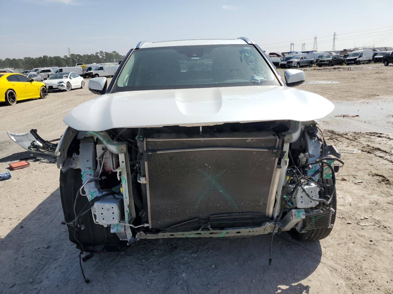 2022 Toyota Highlander VIN 5TDFZRBH5NS171578 Copart auction photo, front end / side damage thumbnail 5