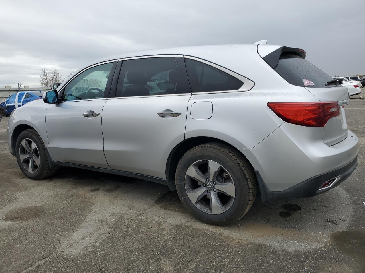 2014 Acura MDX VIN 5FRYD4H29EB024373 Copart auction photo, side damage thumbnail 2