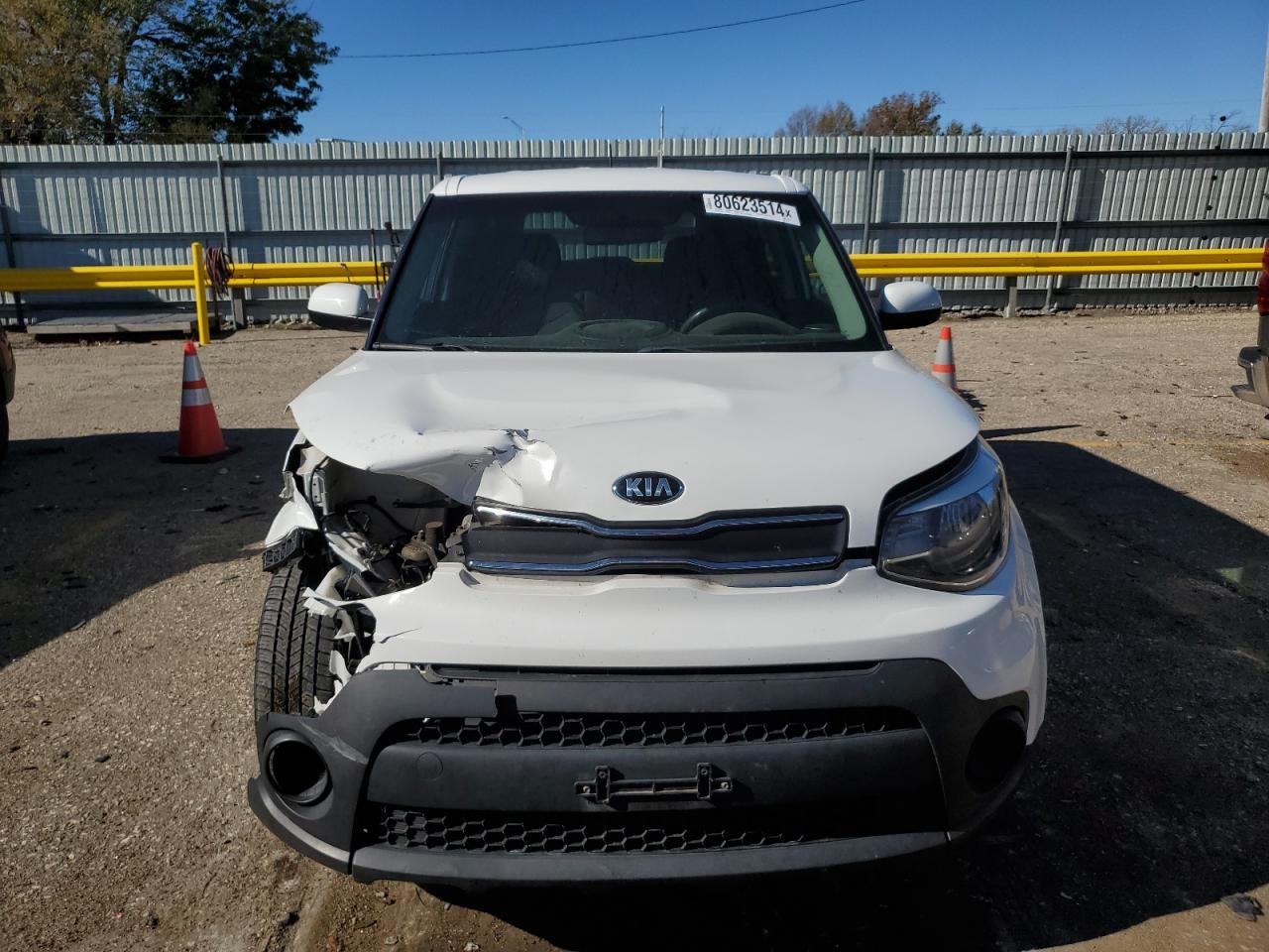 2017 KIA Soul VIN KNDJN2A2XH7441817 Copart auction photo, front end damage thumbnail 5