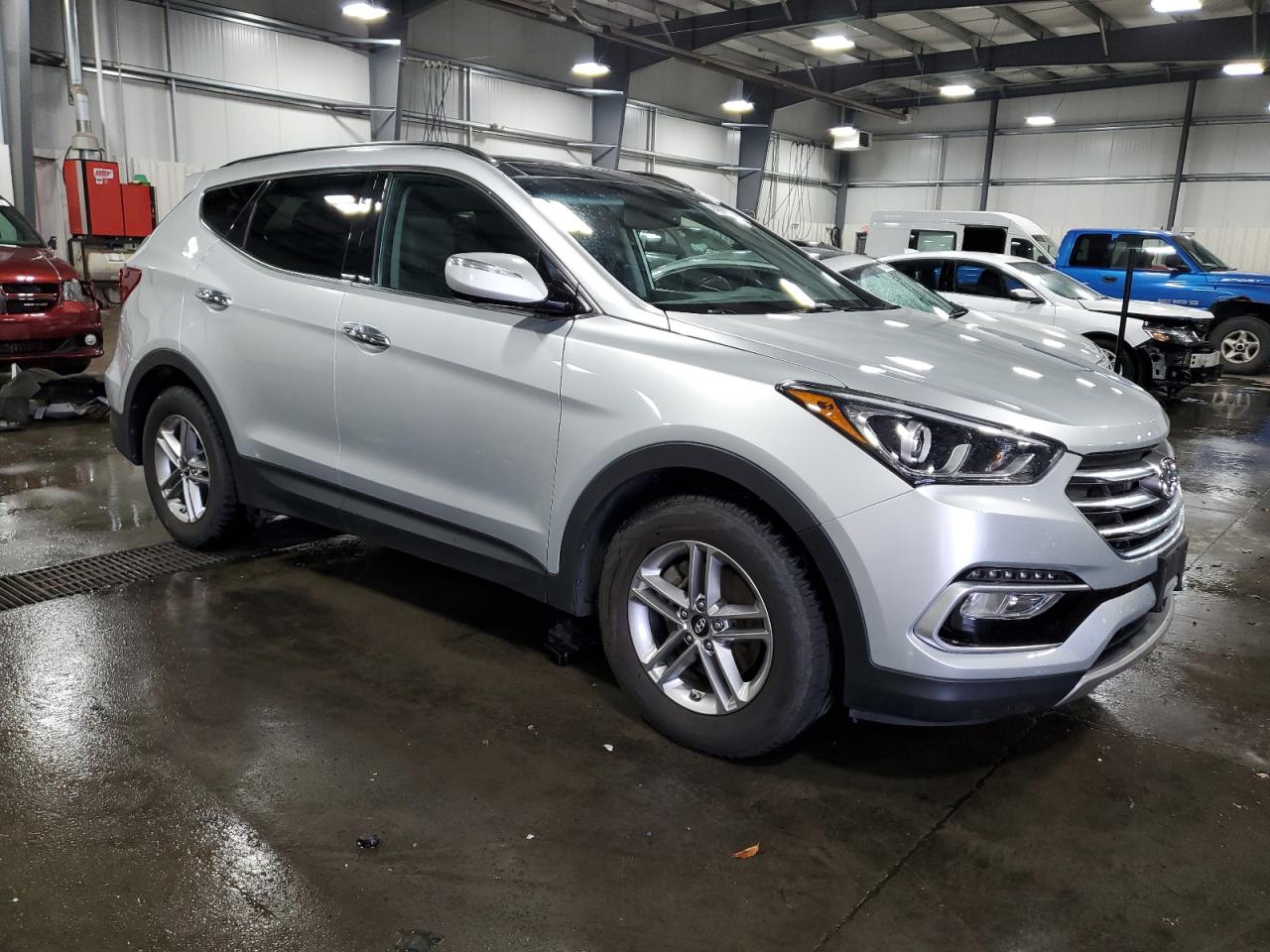 2017 Hyundai Santa Fe VIN 5XYZUDLB2HG491175 Copart auction photo, rear end damage thumbnail 4