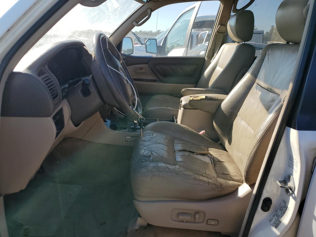2001 Toyota Land Cruiser VIN JTEHT05J912001418 Copart auction photo, water/flood damage thumbnail 7
