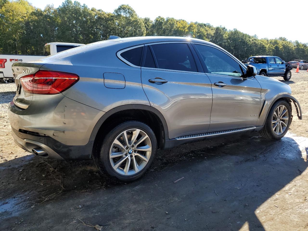 2015 BMW X6 VIN 5UXKU0C57F0F91930 Copart auction photo, front end / rear end damage thumbnail 3