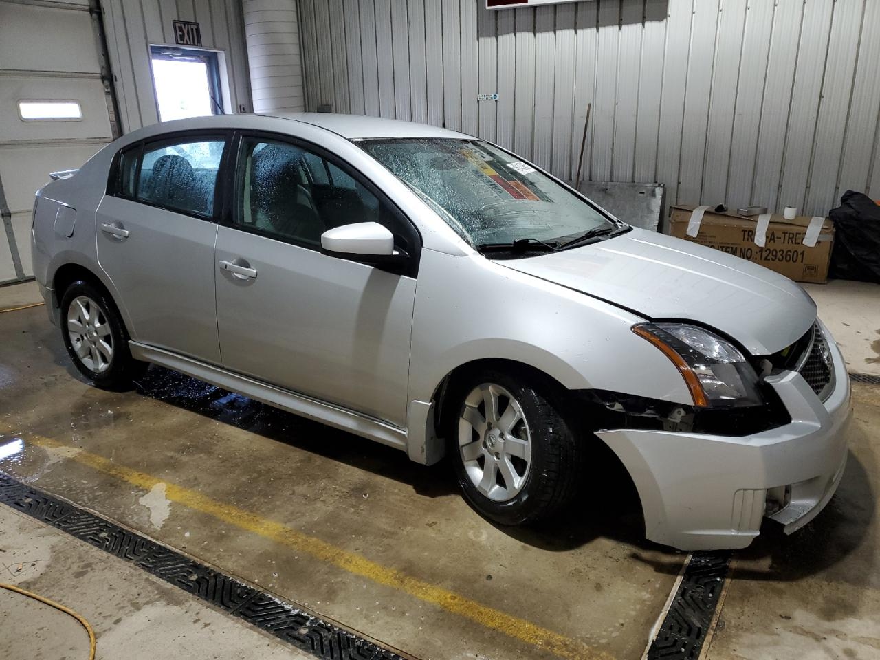 2012 Nissan Sentra VIN 3N1AB6AP0CL669442 Copart auction photo, front end / mechanical damage thumbnail 4