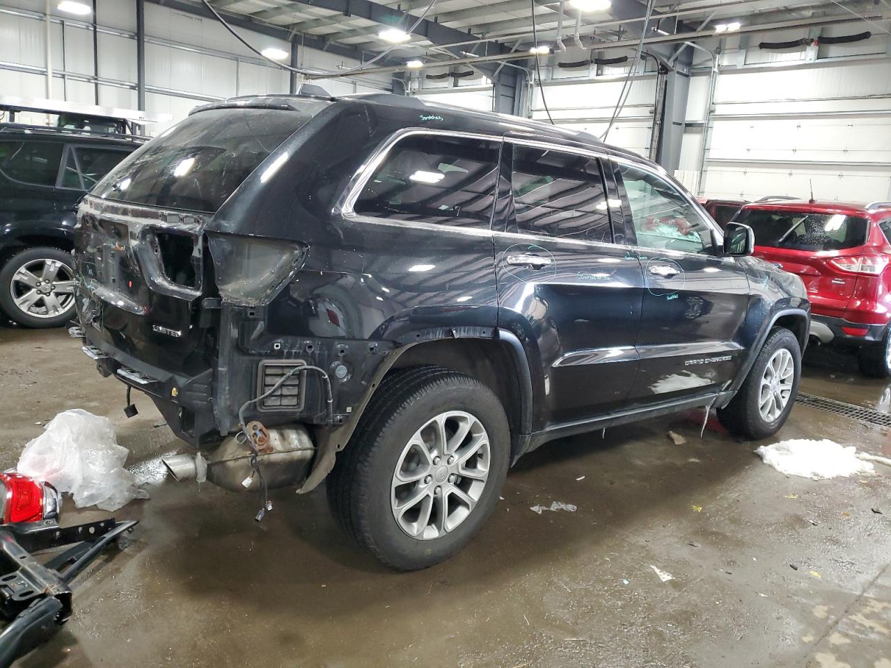 2016 Jeep Grand Cherokee VIN 1C4RJFBG7GC327571 Copart auction photo, rear end damage thumbnail 3