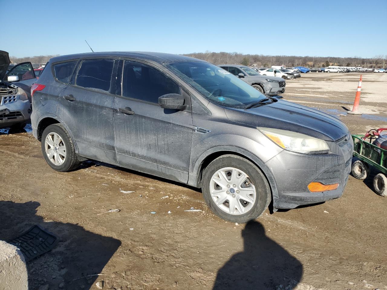 2014 Ford Escape VIN 1FMCU0F73EUB30033 Copart auction photo, minor dent/scratches damage thumbnail 4