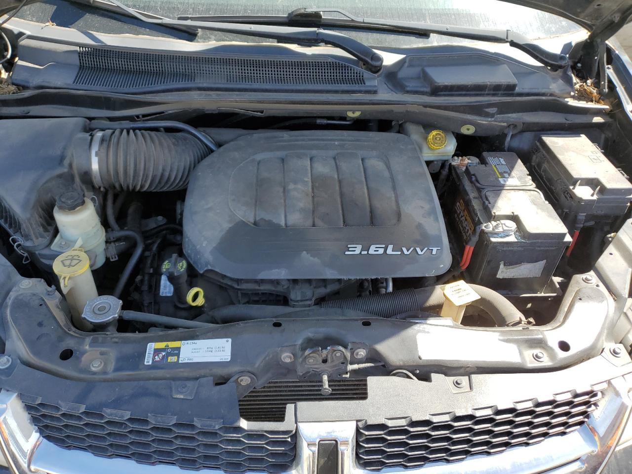 2015 Dodge Caravan VIN 2C4RDGCG7FR652304 Copart auction photo, front end / rear end damage thumbnail 12