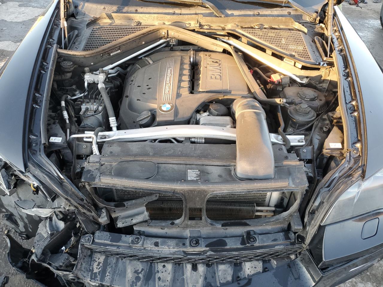 2013 BMW X6 VIN 5UXFG2C55DL783179 Copart auction photo, front end / hail damage thumbnail 12