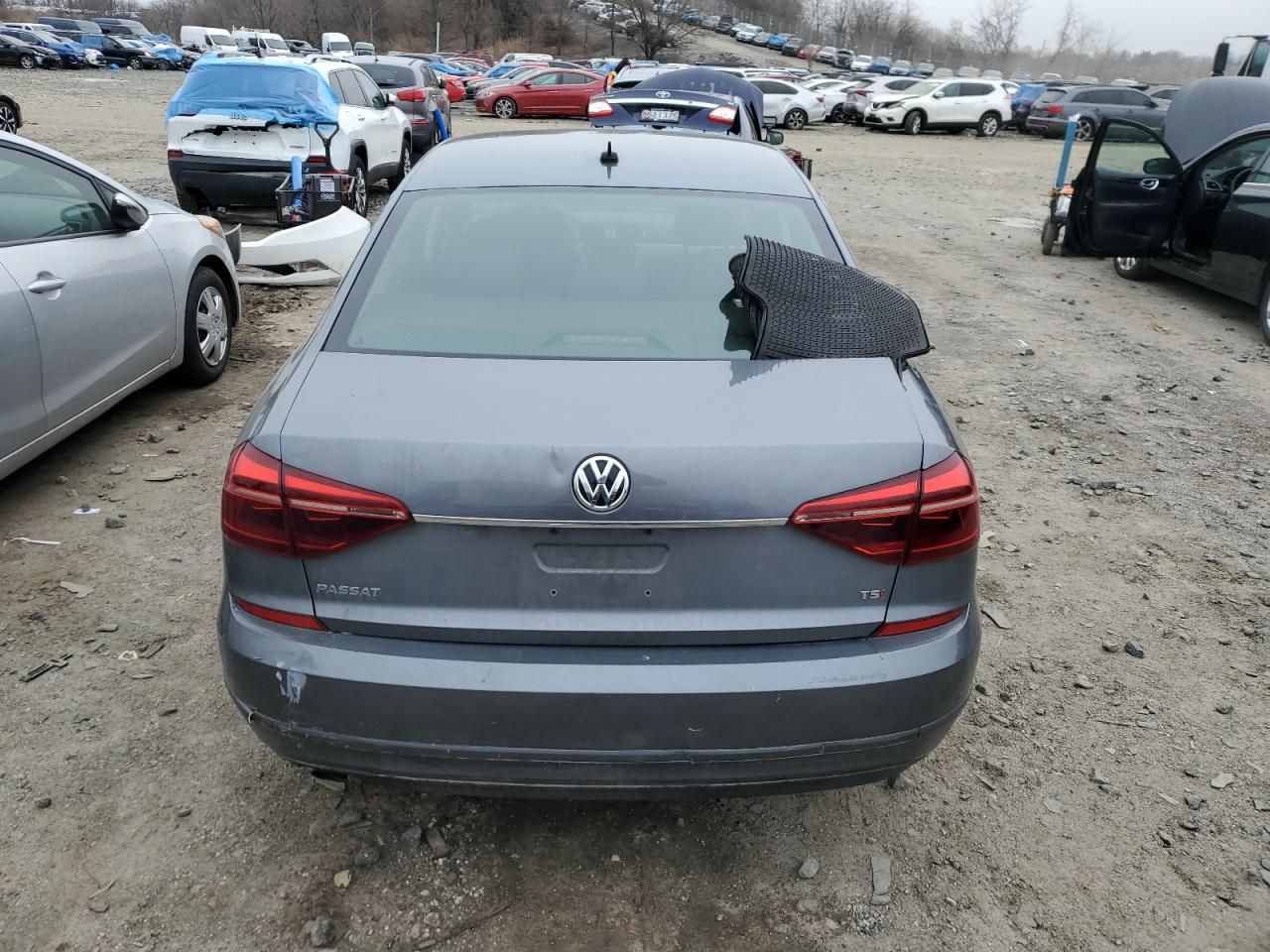 2017 Volkswagen Passat VIN 1VWAT7A30HC008605 Copart auction photo, front end damage thumbnail 6