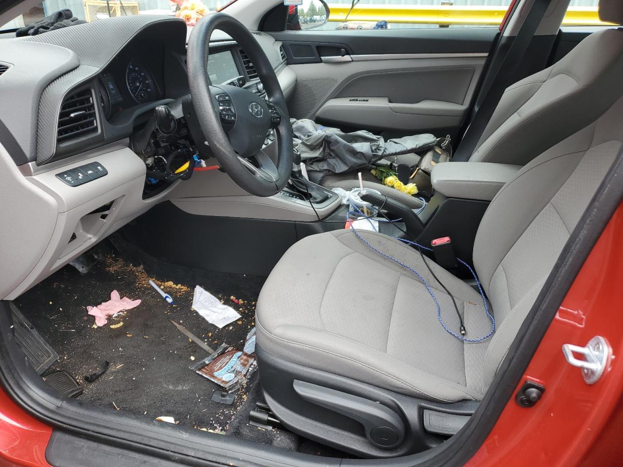 2020 Hyundai Elantra VIN 5NPD84LF2LH575032 Copart auction photo, rear end / vandalism damage thumbnail 7