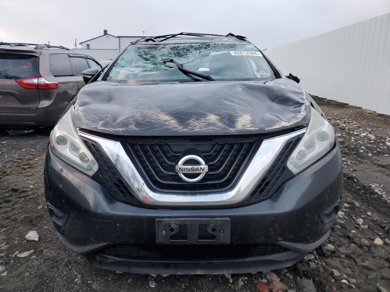 2015 Nissan Murano VIN 5N1AZ2MH9FN207502 Copart auction photo, rollover / all over damage thumbnail 5