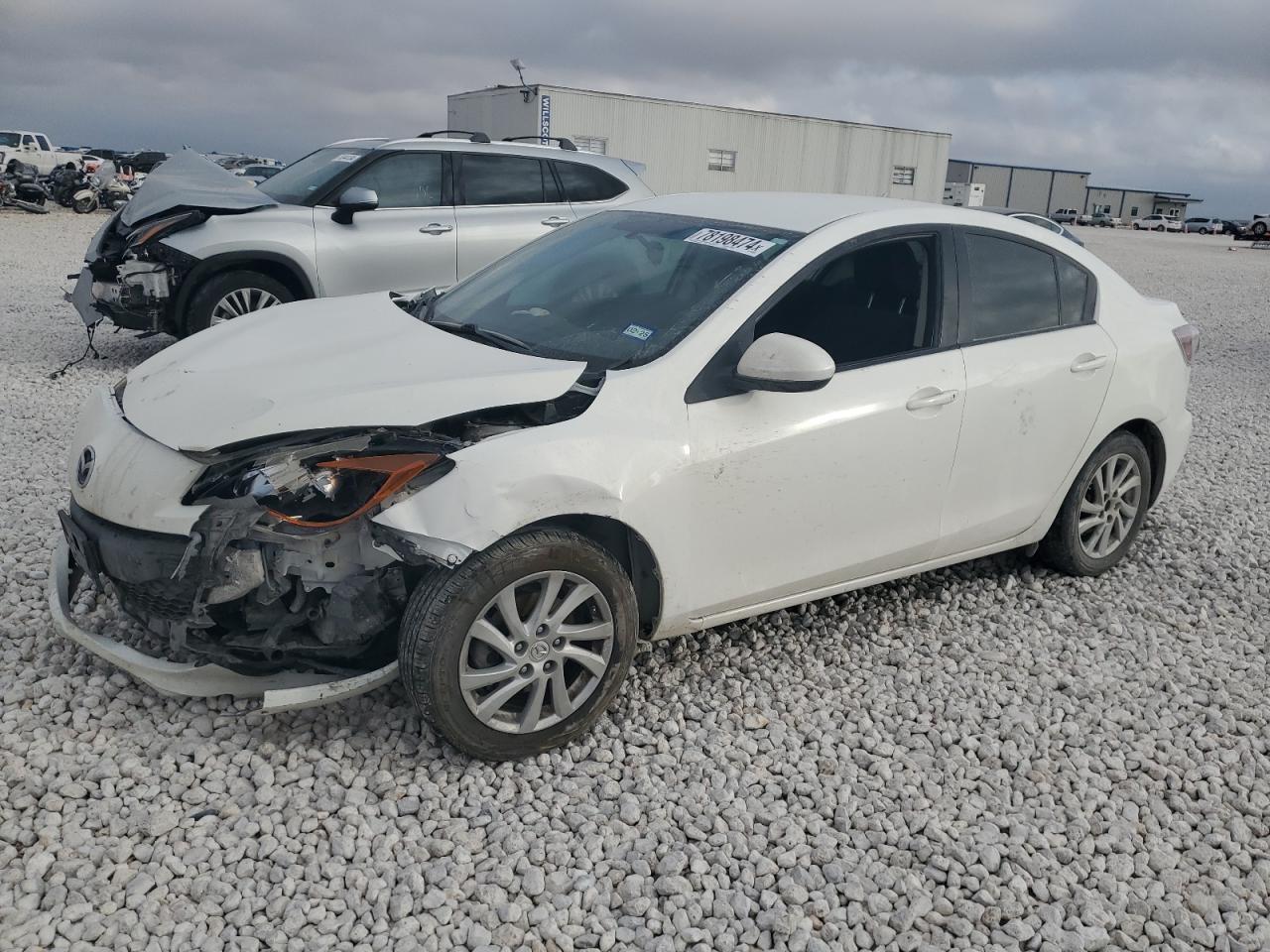 2012 Mazda 3 VIN JM1BL1V70C1645368