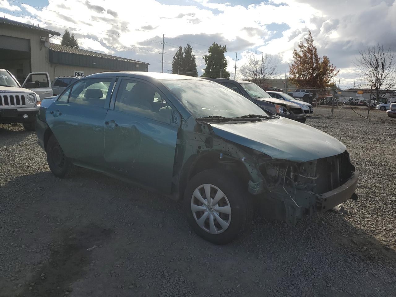 2009 Toyota Corolla VIN JTDBL40E199087595 Copart auction photo, all over damage thumbnail 4