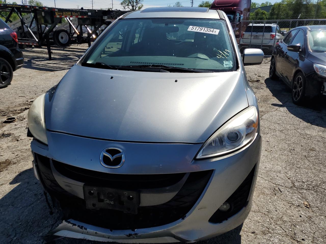 2012 Mazda 5 VIN JM1CW2CL3C0140366 Copart auction photo, all over damage thumbnail 5