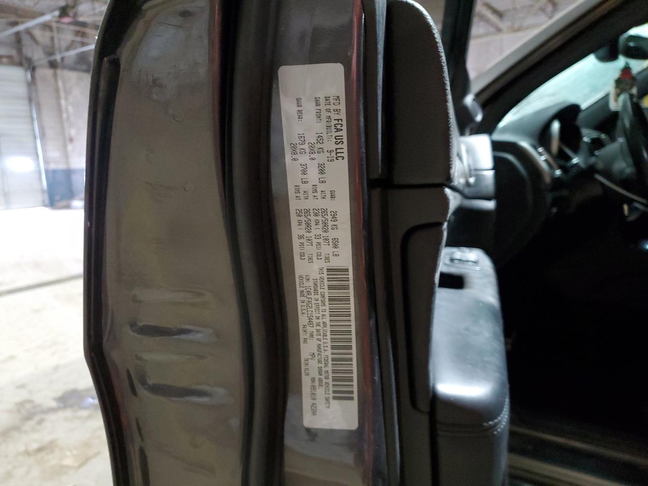 2020 Jeep Grand Cherokee VIN 1C4RJFAG2LC154487 Copart auction photo, water/flood damage thumbnail 13
