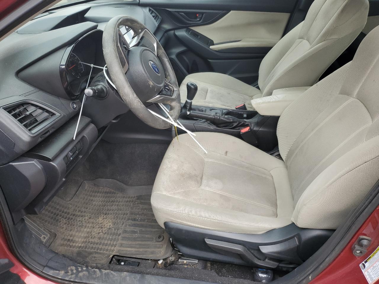 2020 Subaru Impreza VIN 4S3GTAA69L1726937 Copart auction photo, frame damage / hail damage thumbnail 7