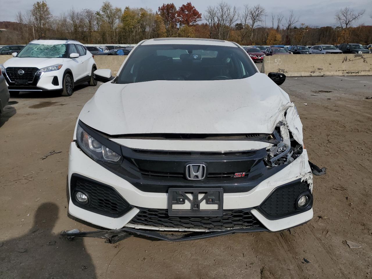 2019 Honda Civic VIN 2HGFC1E50KH707448 Copart auction photo, front end / minor dent/scratches damage thumbnail 5