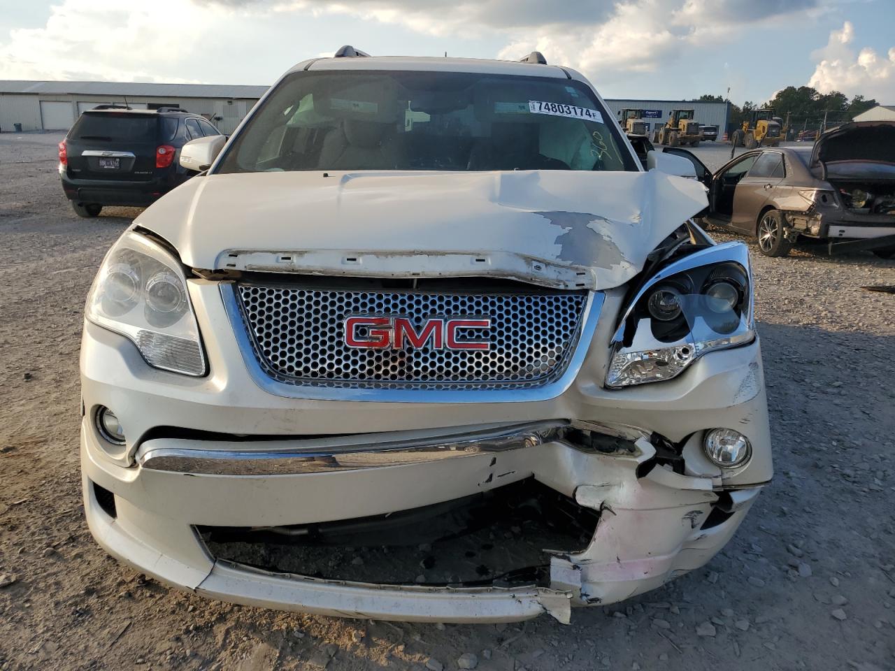 2012 GMC Acadia VIN 1GKKRTED3CJ315289 Copart auction photo, front end damage thumbnail 5