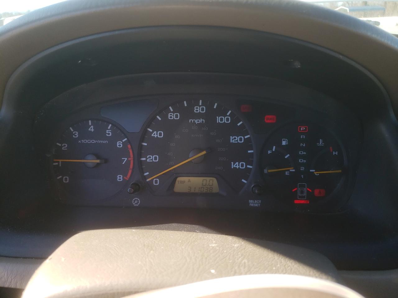 2002 Honda Accord VIN 1HGCG165X2A058827 Copart auction photo, all over damage thumbnail 9