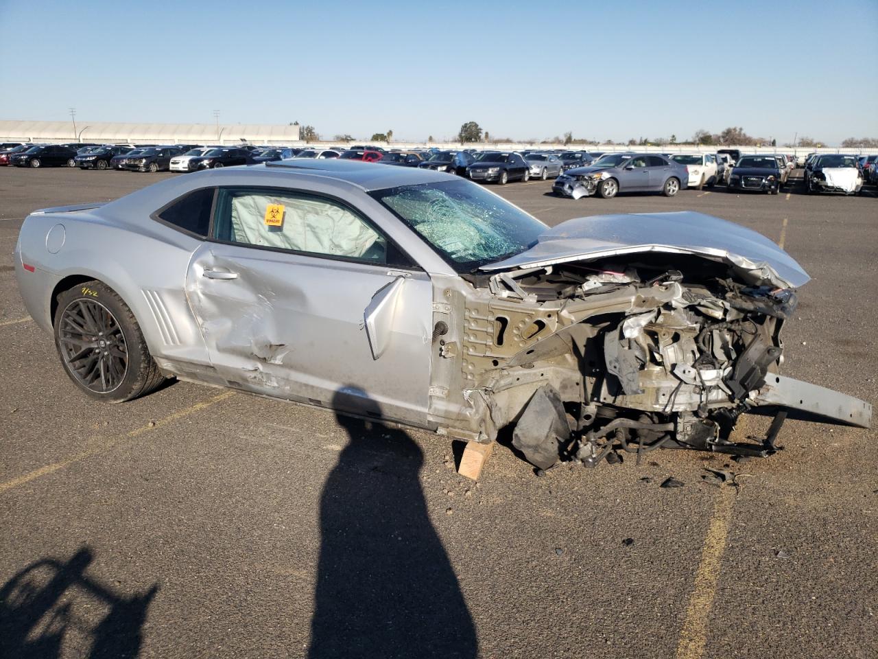 2010 Chevrolet Camaro VIN 2G1FK1EJ6A9108439 Copart auction photo, front end / side damage thumbnail 4