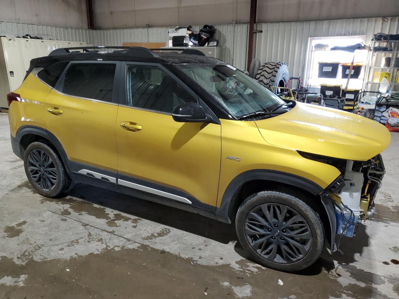 2023 KIA Seltos VIN KNDEUCA26P7351251 Copart auction photo, front end damage thumbnail 4