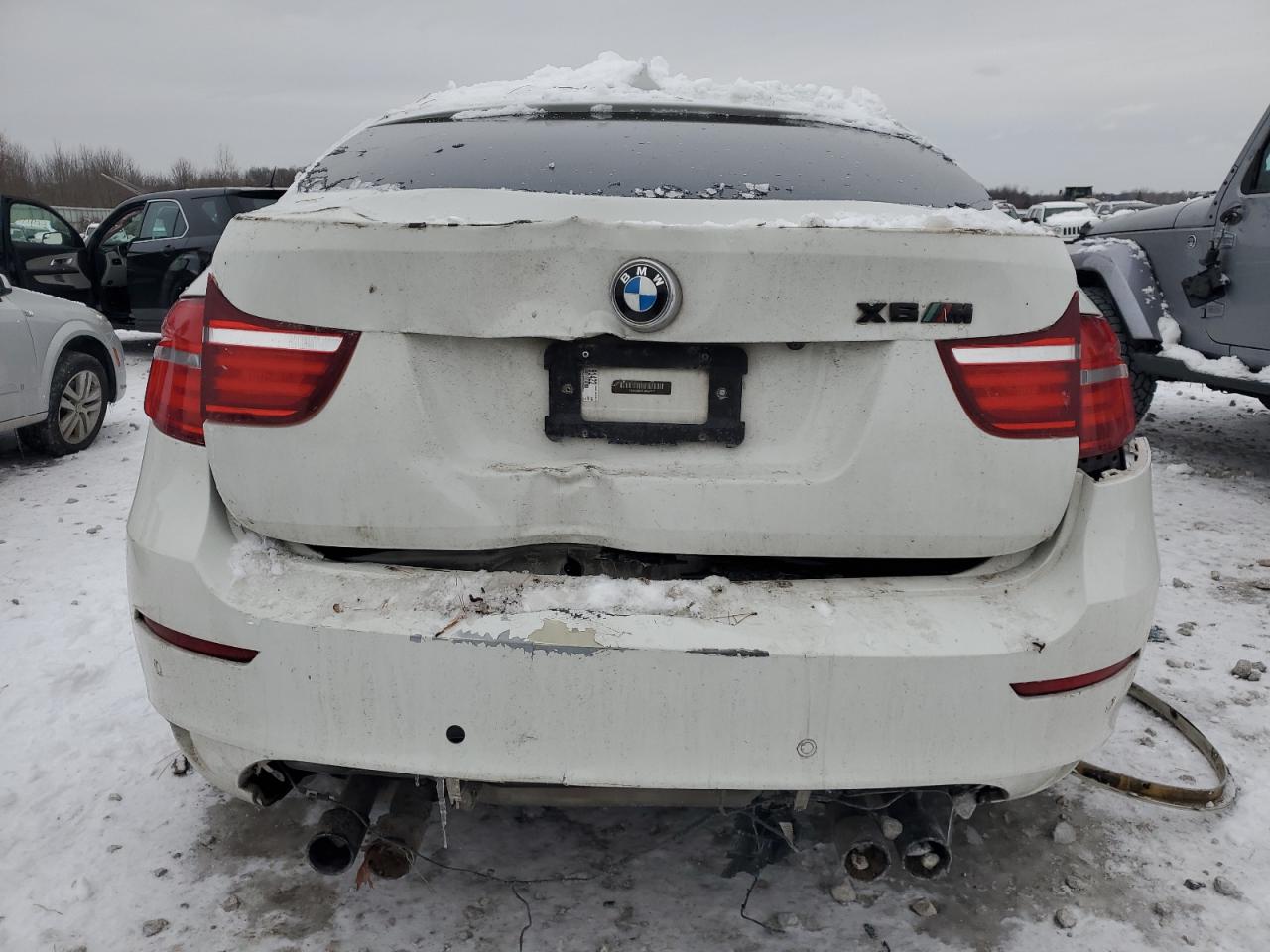 2014 BMW X6 VIN 5YMGZ0C51E0C40557 Copart auction photo, all over damage thumbnail 6