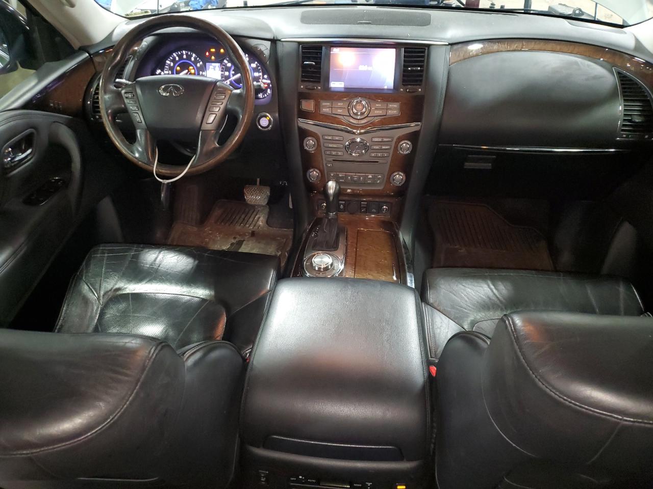 2011 Infiniti QX56 VIN JN8AZ2NEXB9000150 Copart auction photo, front end damage thumbnail 8