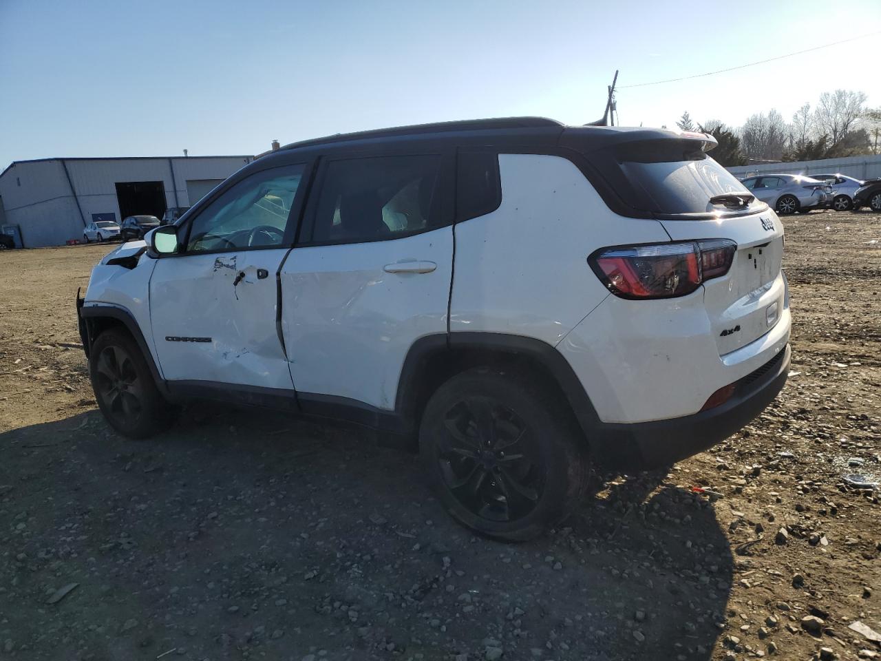 2019 Jeep Compass VIN 3C4NJDBB7KT697200 Copart auction photo, front end / side damage thumbnail 2