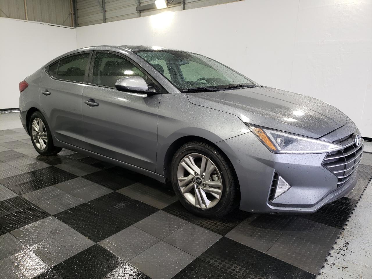2019 Hyundai Elantra VIN KMHD84LF4KU875543 Copart auction photo, side / rear end damage thumbnail 4