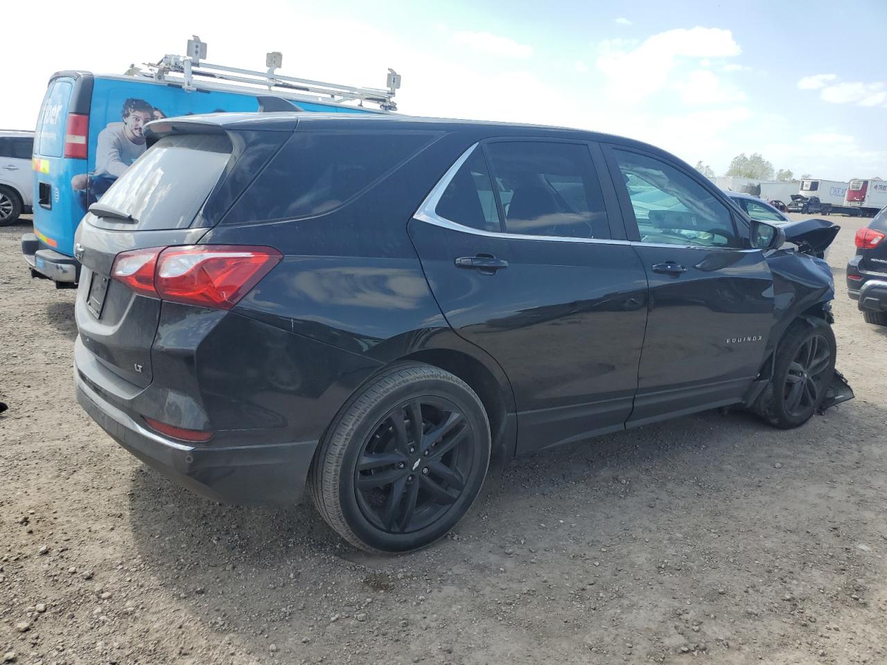 2021 Chevrolet Equinox VIN 3GNAXKEV6ML361717 Copart auction photo, front end / undercarriage damage thumbnail 3