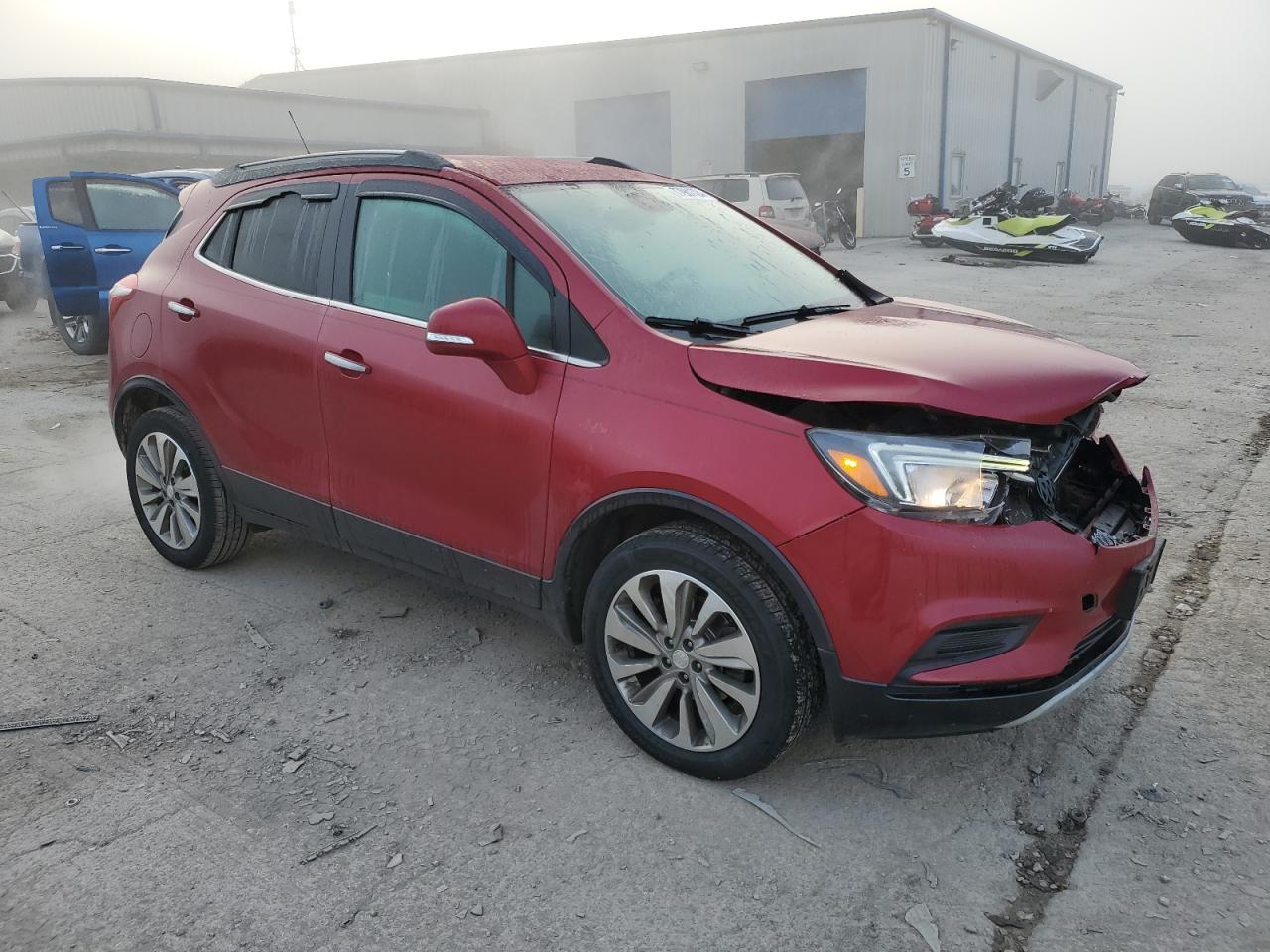 2017 Buick Encore VIN KL4CJESB3HB091345 Copart auction photo, front end damage thumbnail 4