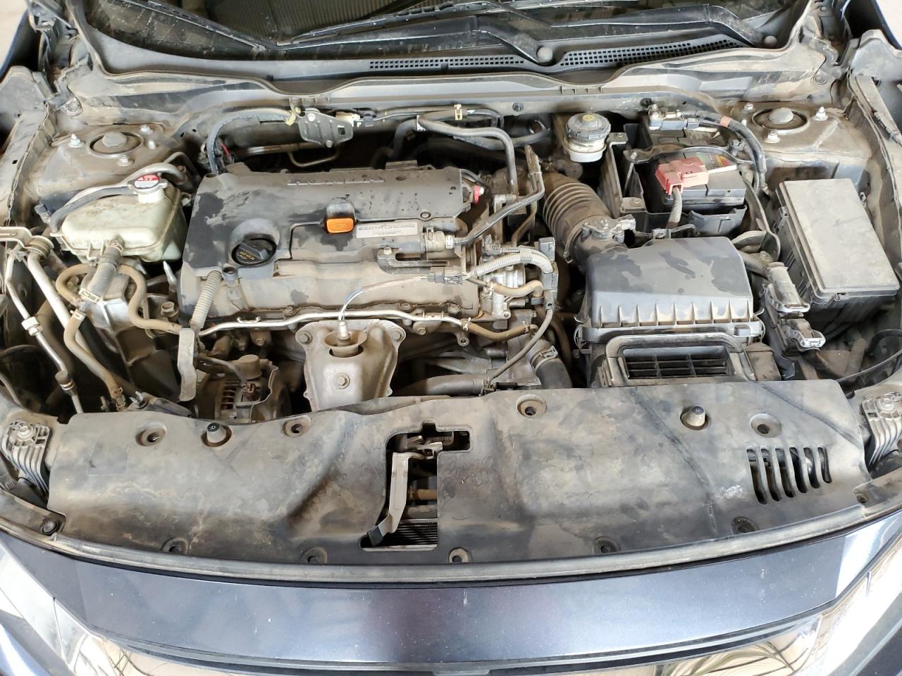 2017 Honda Civic VIN 19XFC2F75HE055984 Copart auction photo, rear end damage thumbnail 11