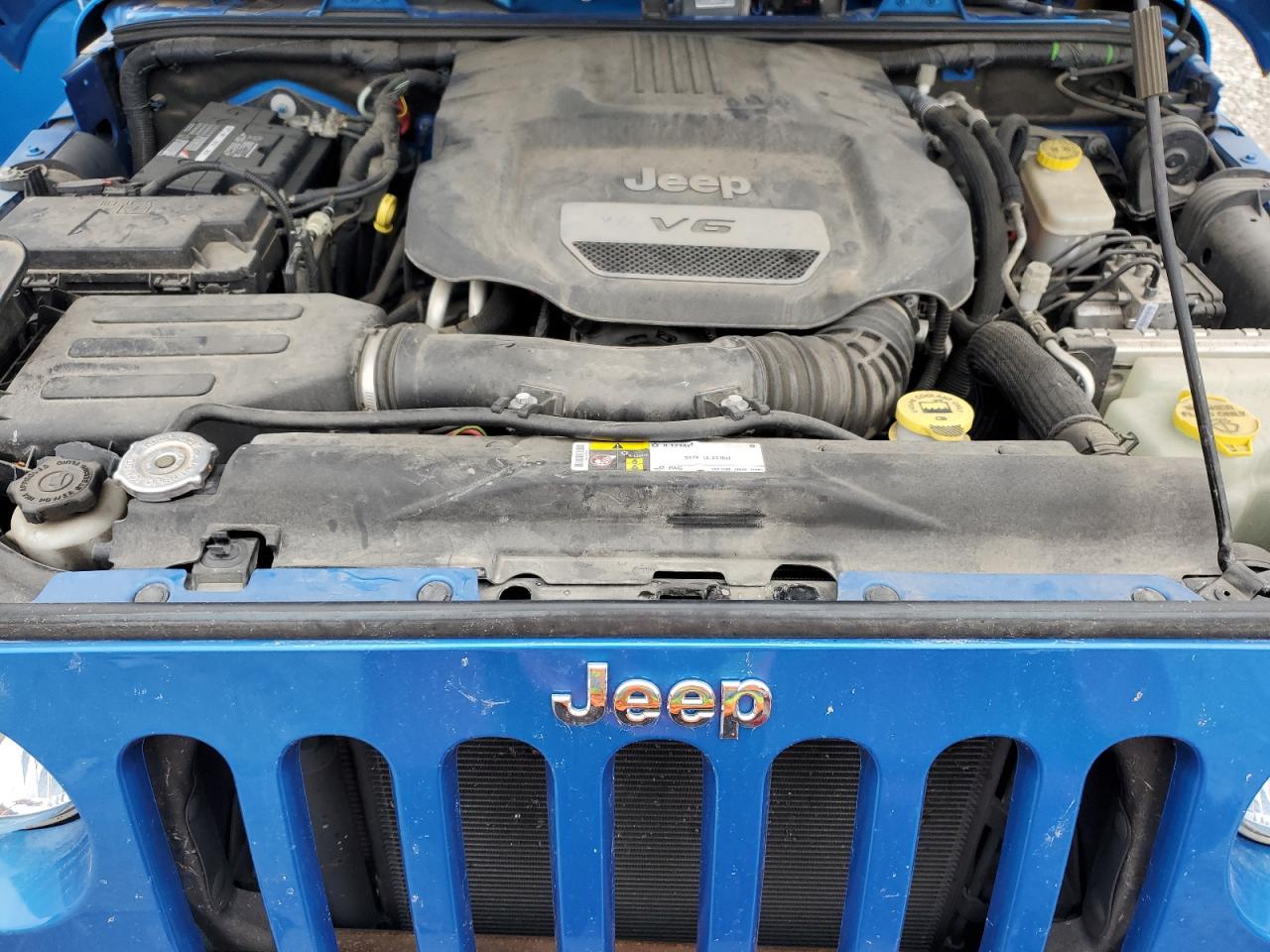 2016 Jeep Wrangler VIN 1C4AJWAGXGL196893 Copart auction photo, front end damage thumbnail 11