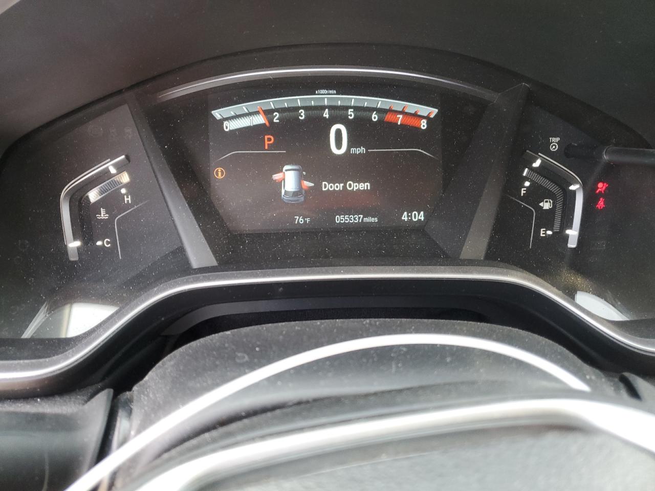 2017 Honda CR-V VIN 2HKRW2H81HH682090 Copart auction photo, front end / side damage thumbnail 9