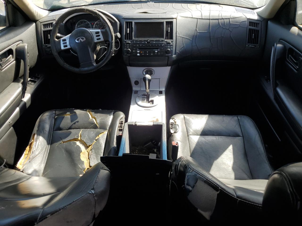 2003 Infiniti FX VIN JNRAS08U53X000898 Copart auction photo, vandalism damage thumbnail 8