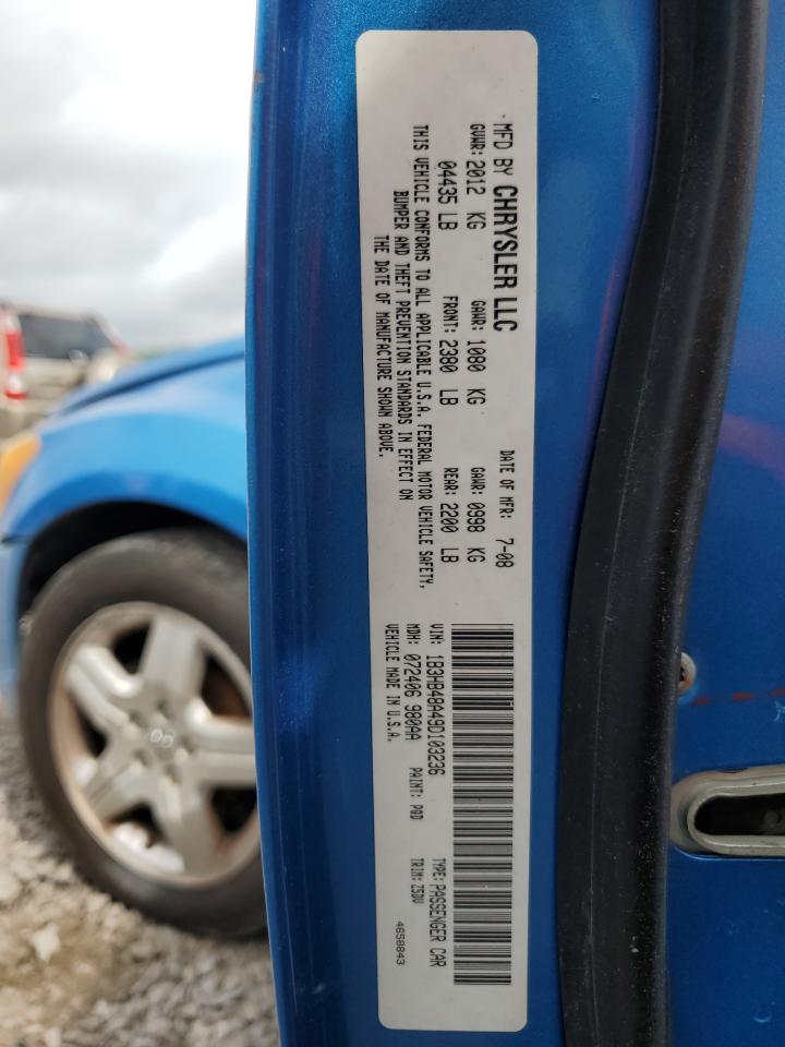 2008 Dodge Caliber VIN 1B3HB28B48D625179 Copart auction photo, front end / minor dent/scratches damage thumbnail 12