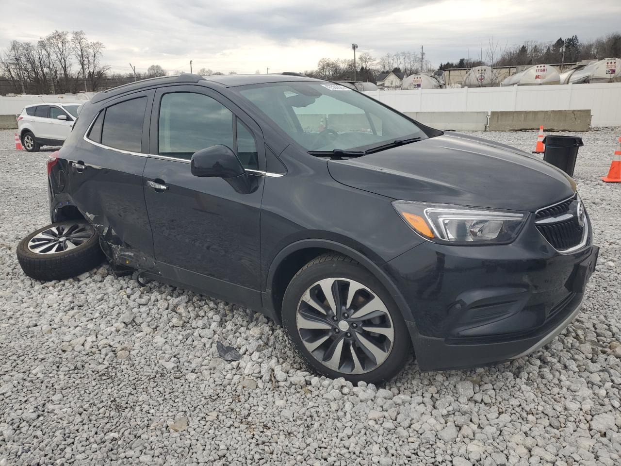 2021 Buick Encore VIN KL4CJASBXMB302544 Copart auction photo, side / rear end damage thumbnail 4