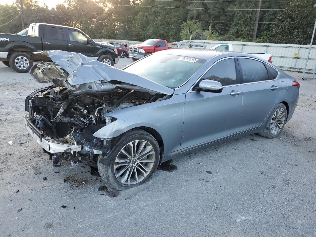 2017 Genesis G80 VIN KMHGN4JE9HU188308