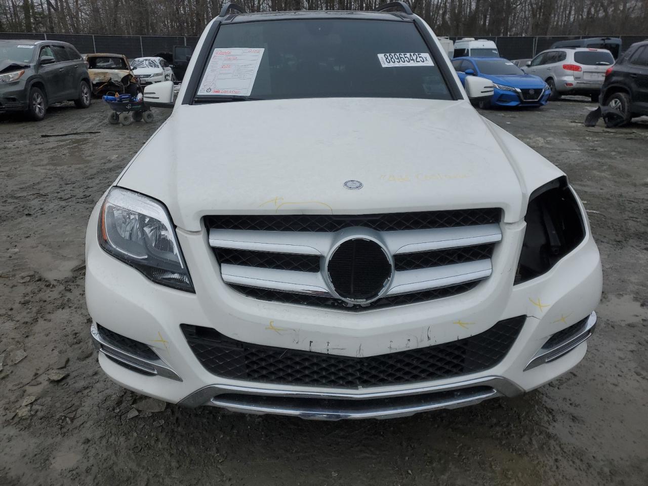2015 Mercedes-Benz GLK-klasse VIN WDCGG8JB6FG340045 Copart auction photo, front end / stripped damage thumbnail 5