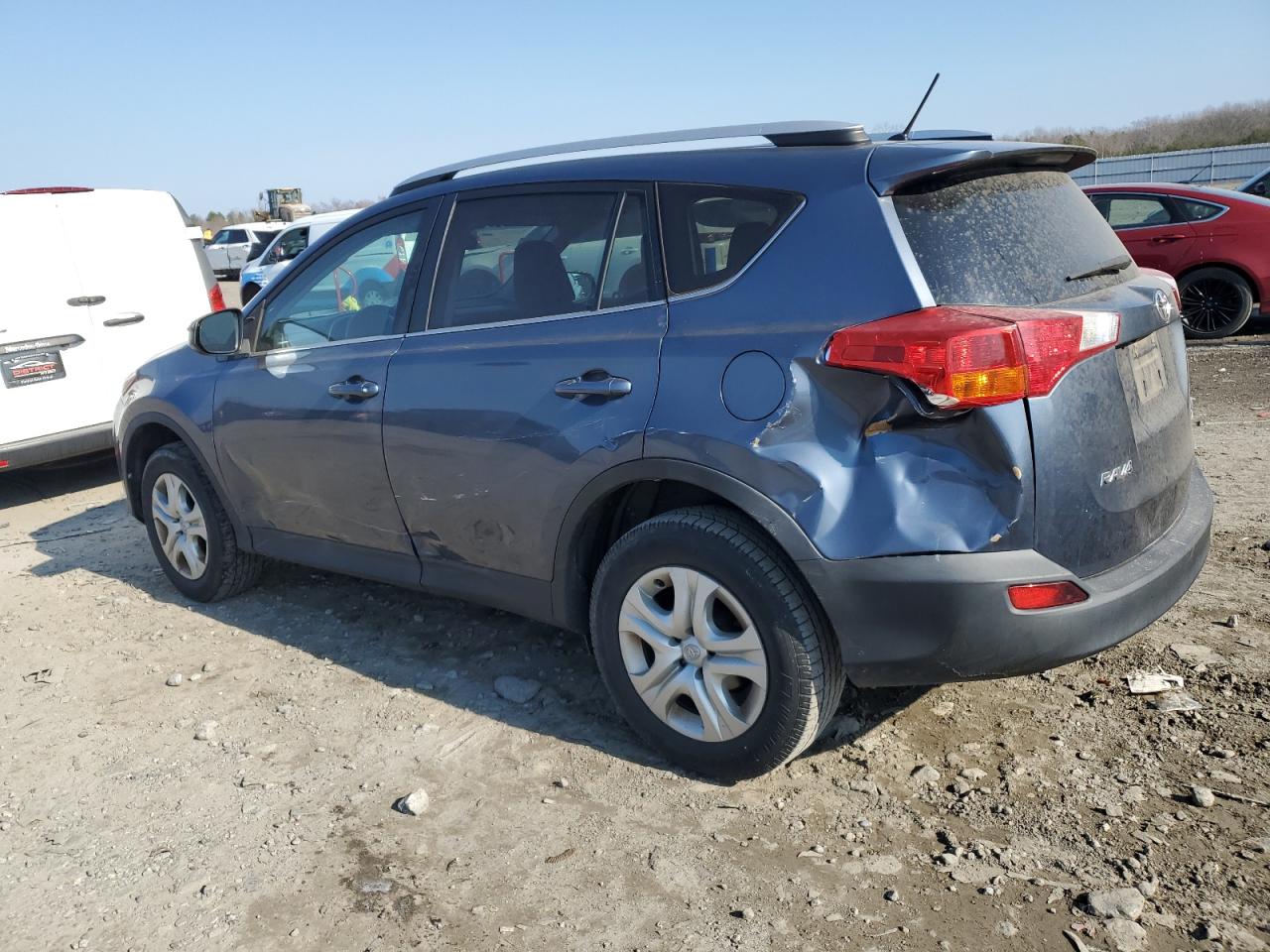 2014 Toyota RAV 4 VIN 2T3BFREV0EW223156 Copart auction photo, side / rear end damage thumbnail 2