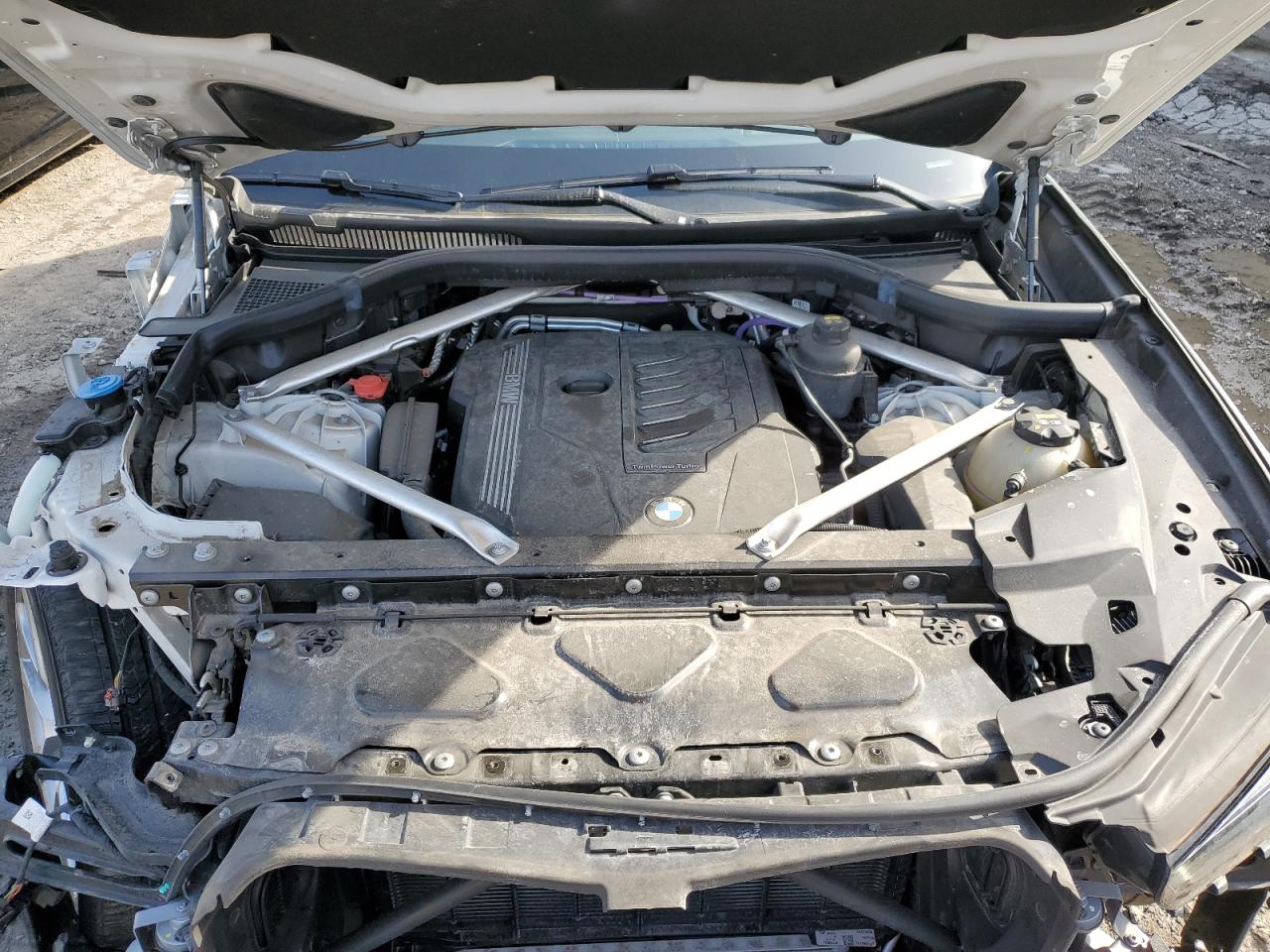 2023 BMW X5 VIN 5UXCR6C04P9P97021 Copart auction photo, front end / undercarriage damage thumbnail 12